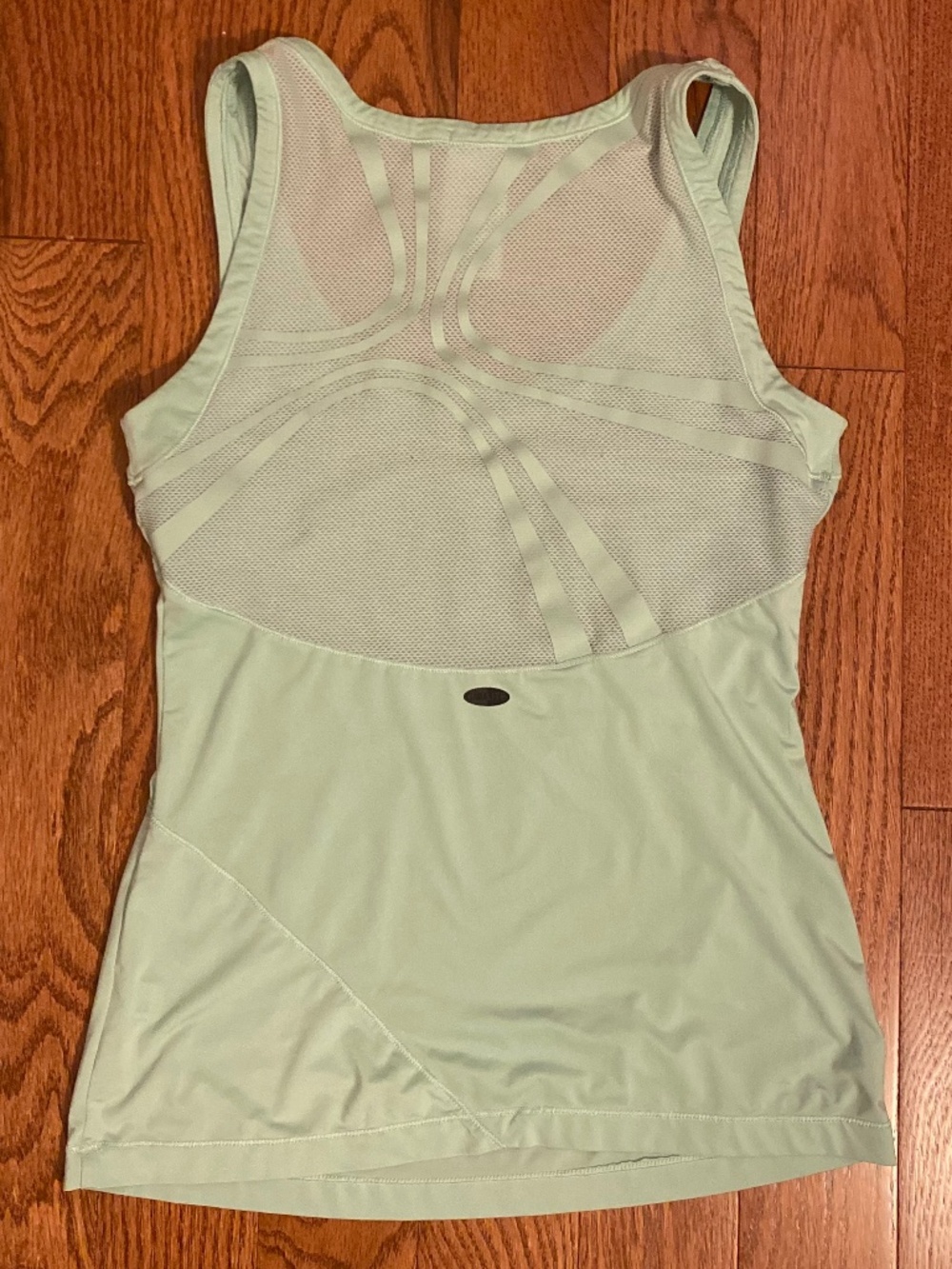 Y2K Adidas Athletic Waist-Length Tank Top in Mint Green (Women’s Small)